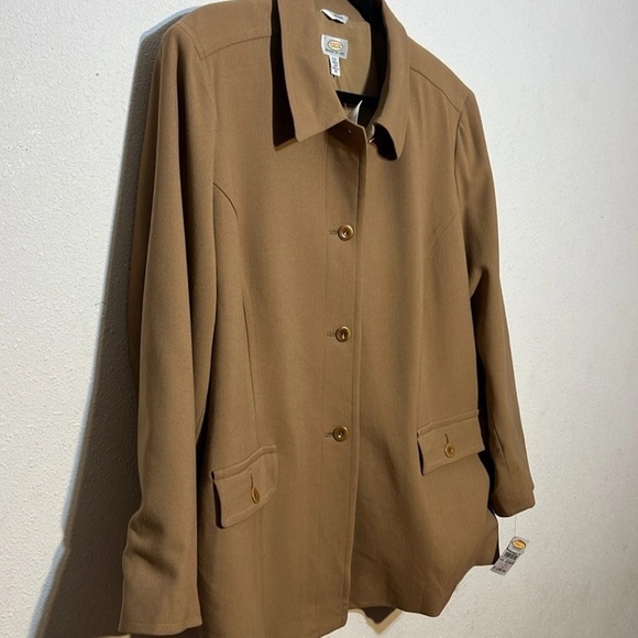 Talbots Vintage Wool Business Blazer Jacket Minimalist 20W Petite Made In Japan - Picture 3 of 11